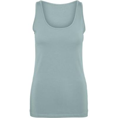 VERO MODA VMLULU lång tank topp JRS GA NOOS, Grå mist, S VERO MODA VMLULU lång tank topp JRS GA NOOS, Grå mist, S