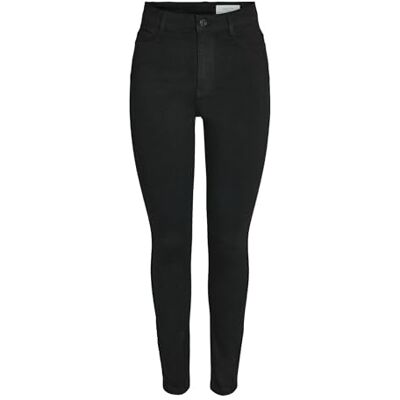 NOISY MAY NMSOLLY HW Skinny Jeans VI412BL NOOS, svart, 25W / 30L NOISY MAY NMSOLLY HW Skinny Jeans VI412BL NOOS, svart, 25W / 30L
