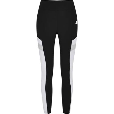 Starter Black Label Damer damer start- Highwaist Sports leggings, svart/vit, L Starter Black Label Damer damer start- Highwaist Sports leggings, svart/vit, L