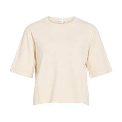 Vila Vimalu O-Neck 2/4 Knit Top Noos, Snäckskal, S Dam, Snäckskal, S Vila Vimalu O-Neck 2/4 Knit Top Noos, Snäckskal, S Dam, Snäckskal, S
