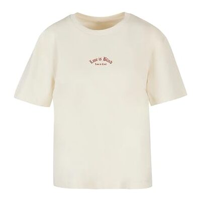 T-shirt för kvinnor, Love Is Blind Love Is Cruel Tee, avslappnad t-shirt med tryck, avslappnad passform, bomull, storlekar XS – 5XL, Vit, XL T-shirt för kvinnor, Love Is Blind Love Is Cruel Tee, avslappnad t-shirt med tryck, avslappnad passform, bomull, storlekar XS – 5XL, Vit, XL