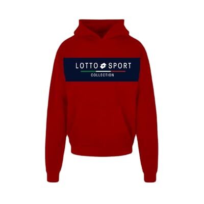 AMERICAN COLLEGE USA Lotto färg huvtröja sportkläder pojke, Färg: röd, 12 �r AMERICAN COLLEGE USA Lotto färg huvtröja sportkläder pojke, Färg: röd, 12 �r