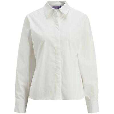 JJXX JXSAGA LS Slim Shirt WVN SN, Blanc De Blanc, XS JJXX JXSAGA LS Slim Shirt WVN SN, Blanc De Blanc, XS