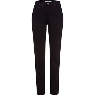 Brax Dam stil Mary Soft Denim stretch jeans, Ren svart, 27W / 30L Brax Dam stil Mary Soft Denim stretch jeans, Ren svart, 27W / 30L