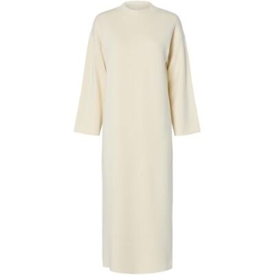 YAS Y.A.S elma Ls Long Knit Dress S. Noos, Björk, XXL YAS Y.A.S elma Ls Long Knit Dress S. Noos, Björk, XXL