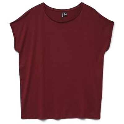 VERO MODA Vmava Plain Ss Top Ga JRS Noos, syrah, L VERO MODA Vmava Plain Ss Top Ga JRS Noos, syrah, L