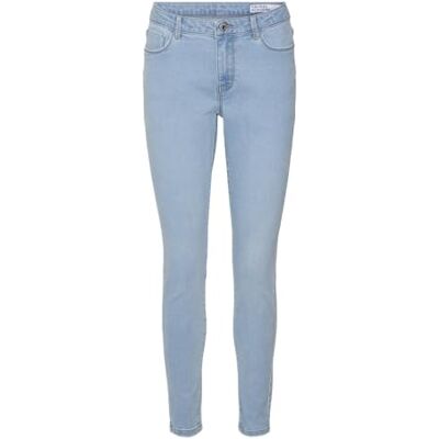 VERO MODA Vmelly Mr Skinny Jeans Blue Noos, Ljusblå denim, S / 32L VERO MODA Vmelly Mr Skinny Jeans Blue Noos, Ljusblå denim, S / 32L