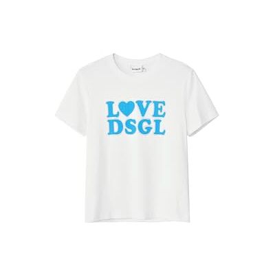 Desigual TS_Love, 1000 Blanco, XS, Vit, XS Desigual TS_Love, 1000 Blanco, XS, Vit, XS