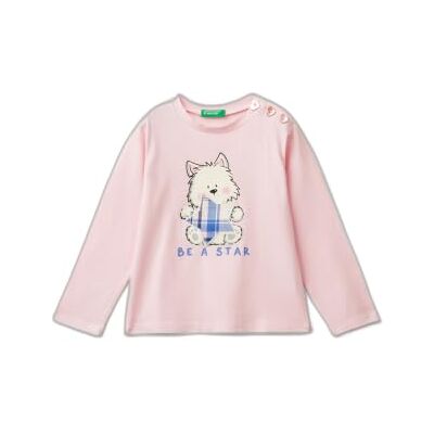 United T-shirt M/L, Rosenröd, 2 år United T-shirt M/L, Rosenröd, 2 år