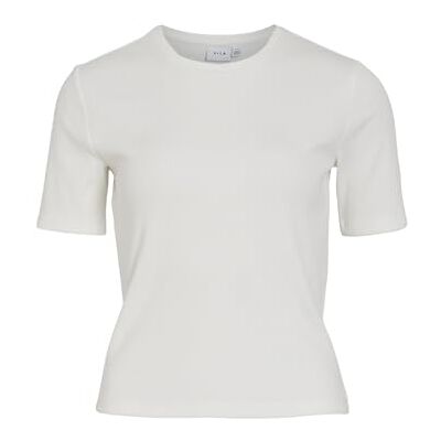 Vila Visola S/S T-shirt – Noos, Snövit, L Vila Visola S/S T-shirt – Noos, Snövit, L