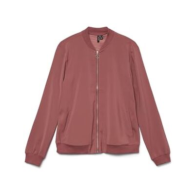VERO MODA dam Vmcoco L/S Bomber Ga Noos jacka, Rosa Brun, M VERO MODA dam Vmcoco L/S Bomber Ga Noos jacka, Rosa Brun, M