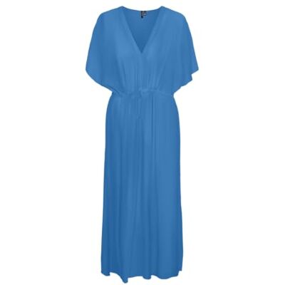 VERO MODA damer lång klänning, Ibiza Blue, XL VERO MODA damer lång klänning, Ibiza Blue, XL