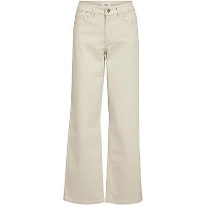 Object Female Wide Fit jeans twill, Sandskal, XS Object Female Wide Fit jeans twill, Sandskal, XS