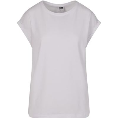 Urban Classics dam dam utökad axel t-shirt basic capsleeves, kortärmad t-shirt med rund hals (paket med 1) Urban Classics dam dam utökad axel t-shirt basic capsleeves, kortärmad t-shirt med rund hals (paket med 1)