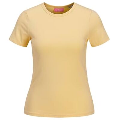 JJXX JACK & JONES Jxgigi STR Ss Tee JRS Noos, Solljus, M JJXX JACK & JONES Jxgigi STR Ss Tee JRS Noos, Solljus, M