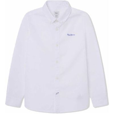 Pepe Jeans pojke NACE skjorta, Vit (vit), 6 år Pepe Jeans pojke NACE skjorta, Vit (vit), 6 år