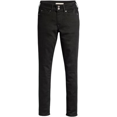 Levi's 711 Double Button Soft Black, Mjuk svart, 30W x 32L Levi's 711 Double Button Soft Black, Mjuk svart, 30W x 32L