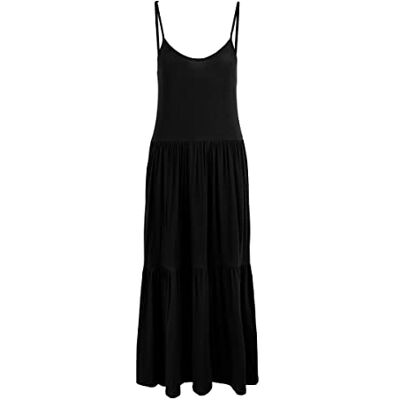 PIECES PCNEORA Strap Midi-klänning SA BC, svart, XS PIECES PCNEORA Strap Midi-klänning SA BC, svart, XS