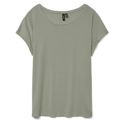 VERO MODA Vmava Plain Ss Top Ga JRS Noos, VÄGROR, L VERO MODA Vmava Plain Ss Top Ga JRS Noos, VÄGROR, L