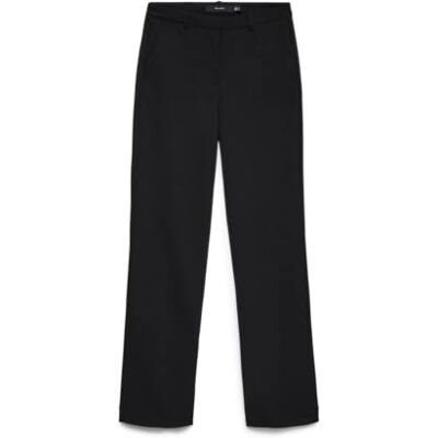 VERO MODA Vmzamira MW Straight Glitter Pant Noos, Svart, XS x 30 L Dam, Svart, XS x 30L VERO MODA Vmzamira MW Straight Glitter Pant Noos, Svart, XS x 30 L Dam, Svart, XS x 30L