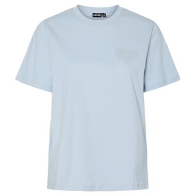 PIECES dam Pctara Ss tryckt T-shirt JRS Bc, Kashmirblå, S PIECES dam Pctara Ss tryckt T-shirt JRS Bc, Kashmirblå, S