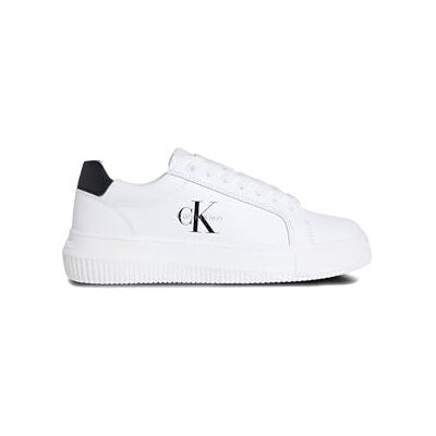 Calvin jeans dam Chunky Cupsole Mono LTH WN YW0YW01872 låg topp, ljus vit/svart, 38 EU, Ljus vit svart, 39.5 EU Calvin jeans dam Chunky Cupsole Mono LTH WN YW0YW01872 låg topp, ljus vit/svart, 38 EU, Ljus vit svart, 39.5 EU