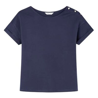Springfield T-shirt för kvinnor, Marinblå, M Springfield T-shirt för kvinnor, Marinblå, M