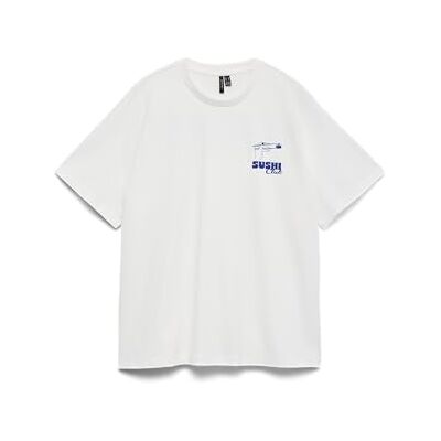 VERO MODA Vmlilje Caty Ss Top Box JRS Ga, Snövit, S VERO MODA Vmlilje Caty Ss Top Box JRS Ga, Snövit, S
