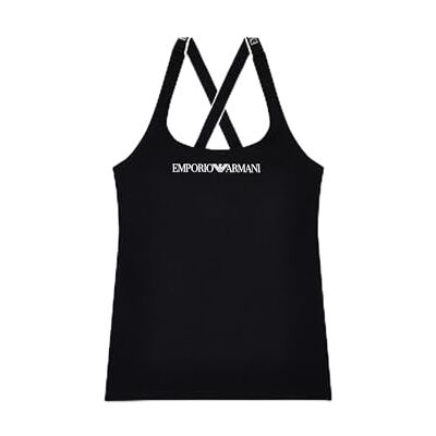 Giorgio Armani Ikonisk logotypband för kvinnor, svart S Giorgio Armani Ikonisk logotypband för kvinnor, svart S