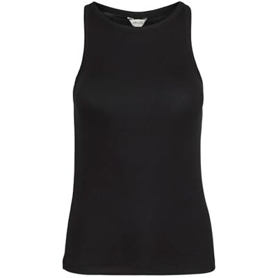 VERO MODA Vmirwina Tank Top VMA Noos linne, svart, M VERO MODA Vmirwina Tank Top VMA Noos linne, svart, M