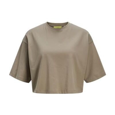JJXX JXANDREA Loose SS Cropped Tee JRS NOOS, Brindle, L JJXX JXANDREA Loose SS Cropped Tee JRS NOOS, Brindle, L