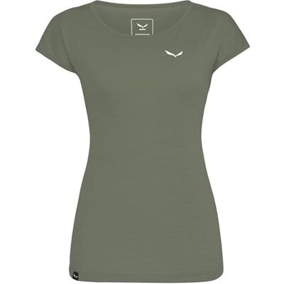 Salewa Puez Melange Dry T-shirt W, blekd grön melange 3XL Salewa Puez Melange Dry T-shirt W, blekd grön melange 3XL
