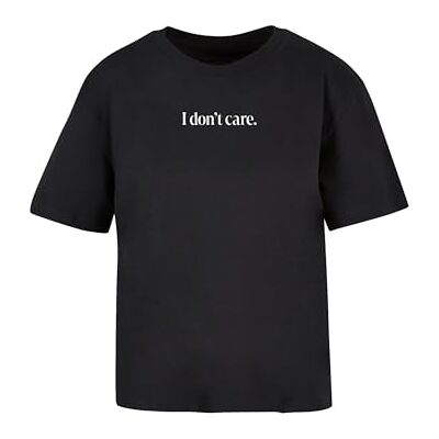 I Don´t Care Tee, svart, XXL plus size tall I Don´t Care Tee, svart, XXL plus size tall