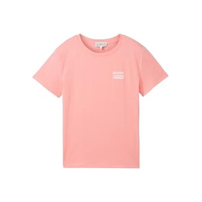 TOM TAILOR Denim T-shirt för kvinnor, 35361 – skalrosa, L TOM TAILOR Denim T-shirt för kvinnor, 35361 – skalrosa, L