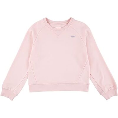 Levi's FW-Crew Fashion Runt Foder Sweatshirt, Engelsk ros, 4 anni Levi's FW-Crew Fashion Runt Foder Sweatshirt, Engelsk ros, 4 anni