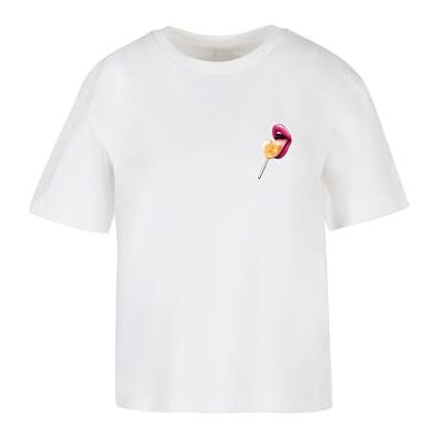 Tee dam t-shirt socker bomb te, avslappnad t-shirt med tryck, överdimensionerad passform, bomull, storlekar XS – 5XL, Vit, XXL Tee dam t-shirt socker bomb te, avslappnad t-shirt med tryck, överdimensionerad passform, bomull, storlekar XS – 5XL, Vit, XXL