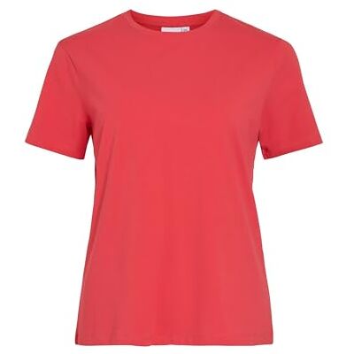 Vila Vinora S/S T-shirt – Noos, Hibiskus, S Vila Vinora S/S T-shirt – Noos, Hibiskus, S