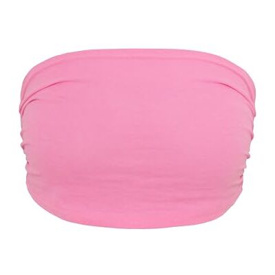 Urban Classics Damer Neon Bandeau topp, Neonrosa, XS Urban Classics Damer Neon Bandeau topp, Neonrosa, XS