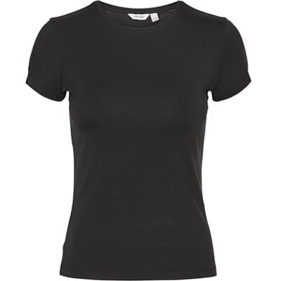 VERO MODA dam Vmines Fiona Ss O-Neck Top VMA Noos T-shirt, svart, XS VERO MODA dam Vmines Fiona Ss O-Neck Top VMA Noos T-shirt, svart, XS