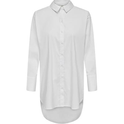 JDY JACQUELINE de YONG Damskjorta lång, Vit, 34 SE JDY JACQUELINE de YONG Damskjorta lång, Vit, 34 SE