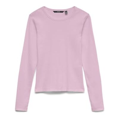VERO MODA Vmchloe Ls Short Top Ga JRS, roseate spoonbill, XS VERO MODA Vmchloe Ls Short Top Ga JRS, roseate spoonbill, XS