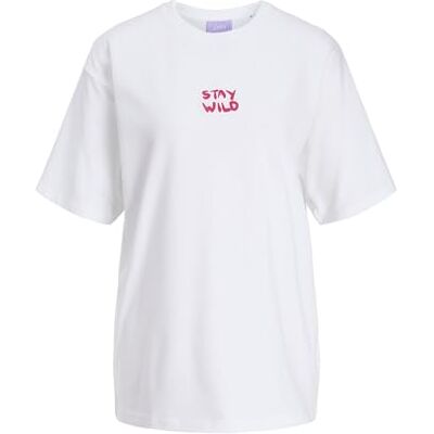 JACK & JONES Jxmillow Loose Ss Tee JRS, Ljus vit, XL JACK & JONES Jxmillow Loose Ss Tee JRS, Ljus vit, XL