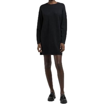 Replay dam oversize stickad klänning, 098 svart, XXS Replay dam oversize stickad klänning, 098 svart, XXS