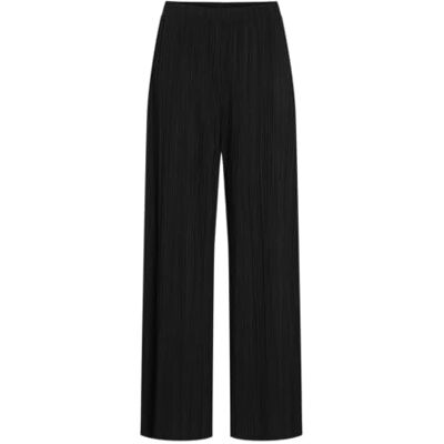Vila dam Viplisa Hw Wide Pants-Noos byxor, Svart skönhet, XS Vila dam Viplisa Hw Wide Pants-Noos byxor, Svart skönhet, XS