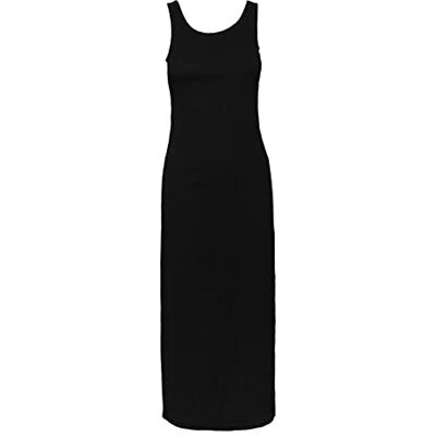 PIECES PCLUNA SL Maxi Dress SA BC, svart, S PIECES PCLUNA SL Maxi Dress SA BC, svart, S