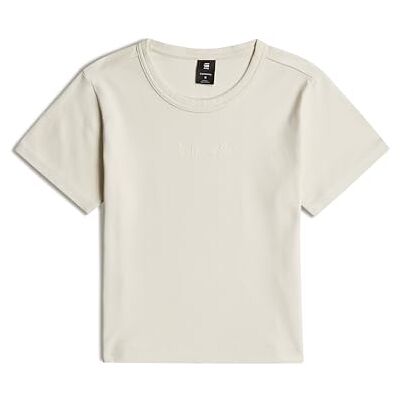 G-STAR RAW G-Script Baby Brother regular Tee, Vit (Chalk D26423-c812-127), L G-STAR RAW G-Script Baby Brother regular Tee, Vit (Chalk D26423-c812-127), L