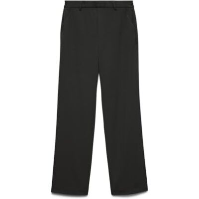 VERO MODA dam Byxor Vmmaya herr straight solid byxa Noos, svart, M / 34L VERO MODA dam Byxor Vmmaya herr straight solid byxa Noos, svart, M / 34L