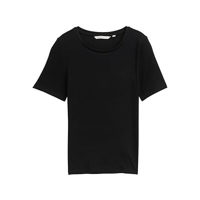 TOM TAILOR Denim dam 1047860 t-shirt, 14482-djup svart, XXL, 14482 – Djupt svart, XXL TOM TAILOR Denim dam 1047860 t-shirt, 14482-djup svart, XXL, 14482 – Djupt svart, XXL