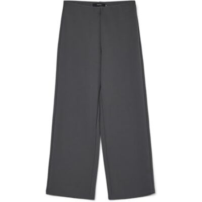 VERO MODA dam Vmberlin Zamira Mw Wide Pant Noos, Grå kritstreck, XS / 34L VERO MODA dam Vmberlin Zamira Mw Wide Pant Noos, Grå kritstreck, XS / 34L