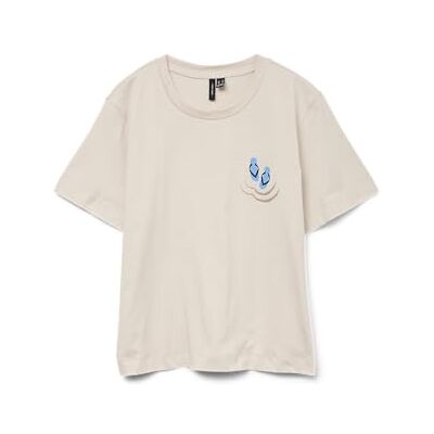 VERO MODA Vmberta Mette Ss Top Box JRS, Pimpsten, L VERO MODA Vmberta Mette Ss Top Box JRS, Pimpsten, L